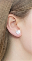 Picture of Aluminium Heart Studs 