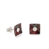 Picture of Red Tartan Square Studs