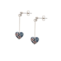 Picture of Jasmine Stud and Drop Heart Earrings