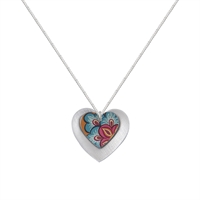 Picture of Tiger Lily Double Heart Necklace 