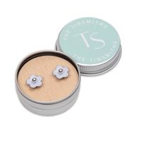 Picture of White Daisy Studs
