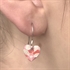Picture of Coral Small Heart Earrings 