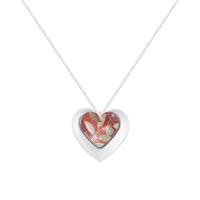 Picture of Coral Double Heart Pendant