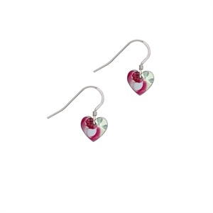 Picture of Rosie Pink Small Heart Earrings 