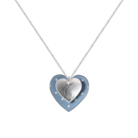 Picture of Daphne Double Dotty and Silver Heart Pendant