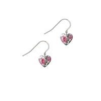 Picture of Daphne Floral Small Heart Earrings 